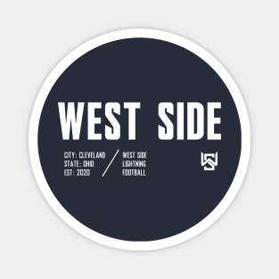 West Side Lightning Football Magnet